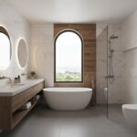 new installed bathroom by SLE Property Services